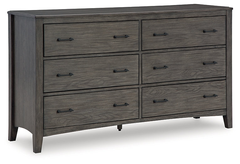 Montillan California  Panel Bed With Dresser