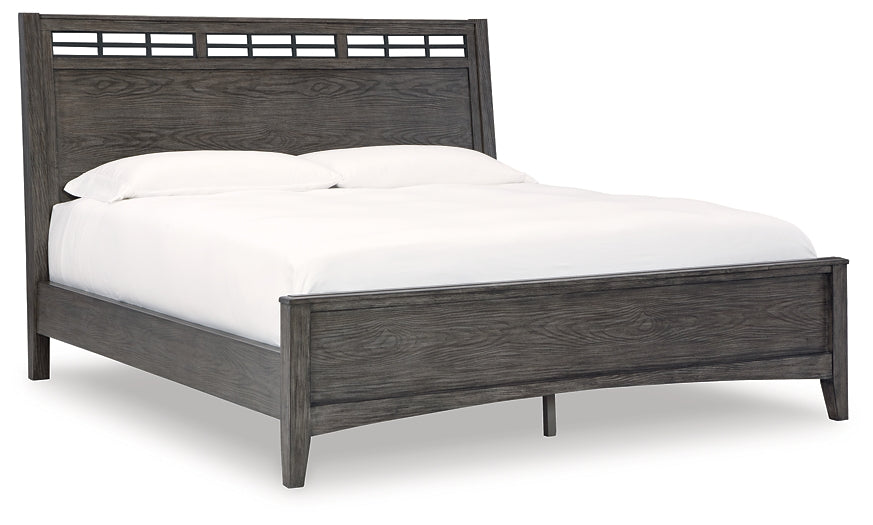 Montillan California  Panel Bed With Dresser