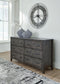 Montillan California  Panel Bed With Dresser