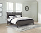 Montillan California  Panel Bed With Dresser