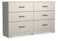 Stelsie  Panel Bed With Dresser