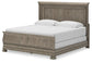 Lexorne  Sleigh Bed With Mirrored Dresser, Chest And 2 Nightstands