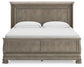 Lexorne  Sleigh Bed With Mirrored Dresser, Chest And 2 Nightstands