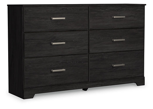 Belachime  Panel Bed With Dresser