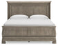 Lexorne California  Sleigh Bed With Mirrored Dresser, Chest And 2 Nightstands