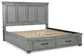 Russelyn California  Storage Bed With Mirrored Dresser, Chest And 2 Nightstands