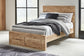 Hyanna  Panel Storage Bed With Mirrored Dresser