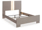 Surancha  Panel Bed With Mirrored Dresser, Chest And 2 Nightstands