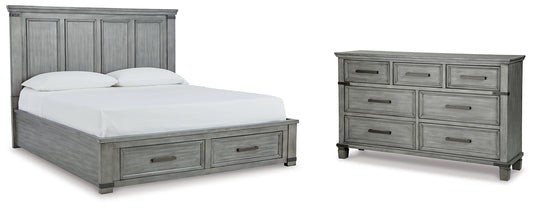 Russelyn  Storage Bed With Dresser