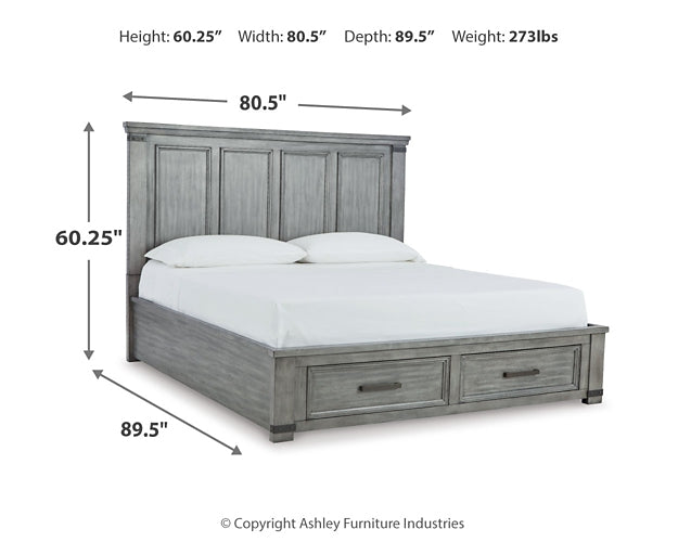 Russelyn California  Storage Bed With Dresser