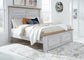 Haven Bay  Panel Bed With Mirrored Dresser