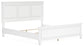 Fortman California  Panel Bed With Mirrored Dresser