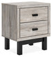 Vessalli  Panel Bed With Mirrored Dresser, Chest And 2 Nightstands