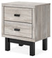 Vessalli  Panel Bed With Mirrored Dresser, Chest And 2 Nightstands