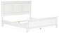 Fortman  Panel Bed With Mirrored Dresser