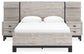 Vessalli  Panel Bed With Mirrored Dresser And Chest