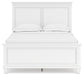 Fortman  Panel Bed With Mirrored Dresser, Chest And 2 Nightstands