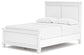 Fortman  Panel Bed With Mirrored Dresser, Chest And 2 Nightstands