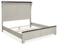 Darborn  Panel Bed With Mirrored Dresser, Chest And 2 Nightstands