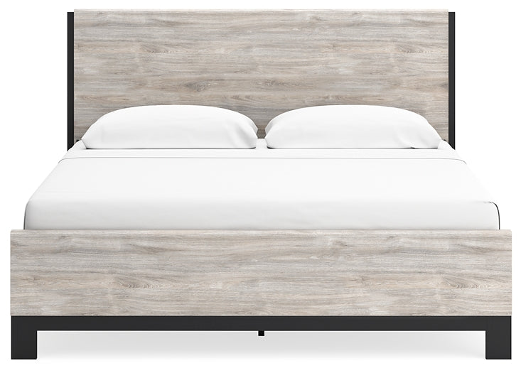 Vessalli  Panel Bed With Dresser