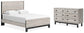 Vessalli  Panel Bed With Dresser