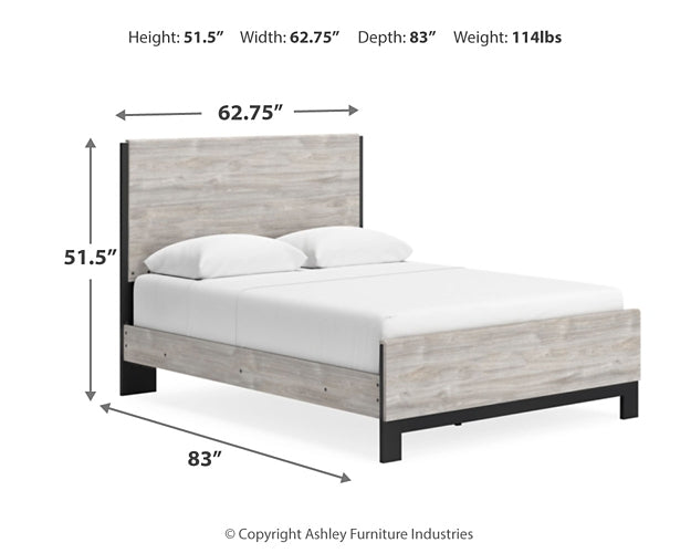 Vessalli  Panel Bed With Dresser