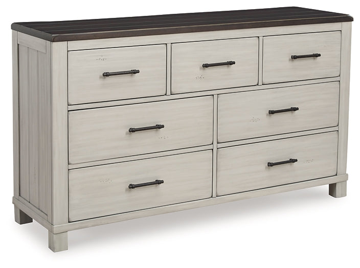 Darborn California  Panel Bed With Dresser