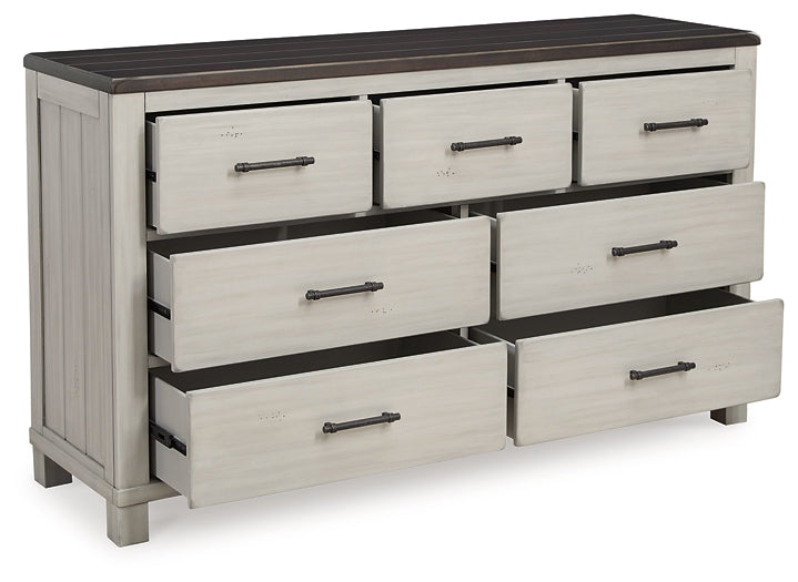 Darborn California  Panel Bed With Dresser