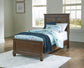 Danabrin  Panel Bed With Mirrored Dresser, Chest And 2 Nightstands