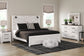 Gerridan  Panel Bed With Mirrored Dresser