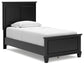 Lanolee  Panel Bed With Mirrored Dresser And 2 Nightstands