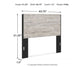 Vessalli  Panel Headboard With Mirrored Dresser