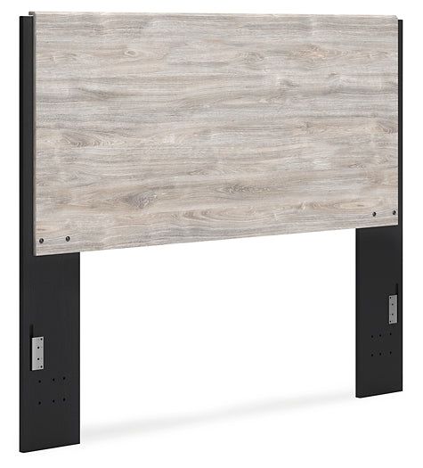 Vessalli  Panel Headboard With Mirrored Dresser