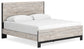 Vessalli  Panel Bed With Mirrored Dresser And 2 Nightstands