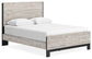 Vessalli  Panel Bed With Mirrored Dresser And 2 Nightstands