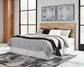 Hyanna  Panel Headboard With Mirrored Dresser And 2 Nightstands