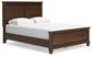 Danabrin  Panel Bed With Mirrored Dresser And 2 Nightstands