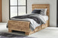 Hyanna  Panel Bed With Storage With Mirrored Dresser And Chest