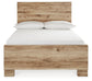 Hyanna  Panel Bed With Mirrored Dresser, Chest And 2 Nightstands