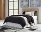 Hyanna  Panel Headboard With Mirrored Dresser And 2 Nightstands