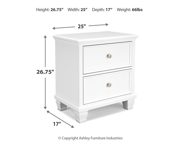 Fortman  Panel Bed With Mirrored Dresser, Chest And Nightstand