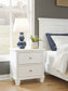 Fortman  Panel Bed With Mirrored Dresser, Chest And Nightstand