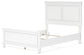 Fortman  Panel Bed With Mirrored Dresser And 2 Nightstands