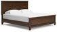 Danabrin California  Panel Bed With Mirrored Dresser And 2 Nightstands