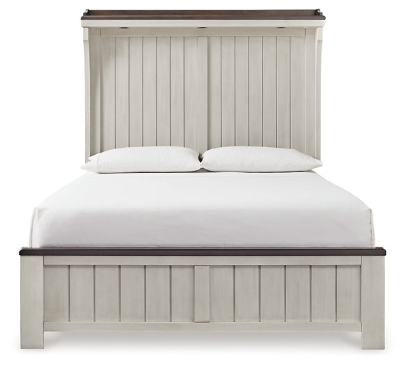 Darborn  Panel Bed With Dresser