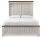 Darborn  Panel Bed With Mirrored Dresser, Chest And 2 Nightstands