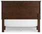 Danabrin  Panel Bed With Mirrored Dresser, Chest And Nightstand