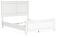 Fortman  Panel Bed With Mirrored Dresser And 2 Nightstands