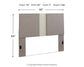 Surancha / Panel Headboard With Mirrored Dresser