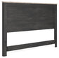 Nanforth /California King Panel Headboard With Mirrored Dresser And Nightstand